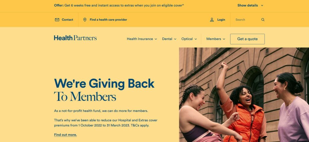 Health Partners Homepage