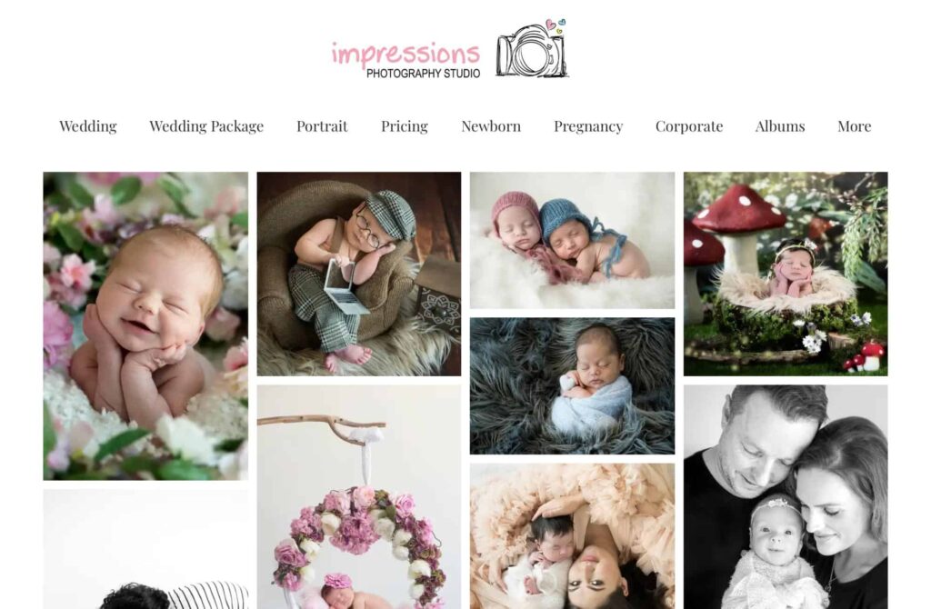 Impressions Photography Studios Homepage