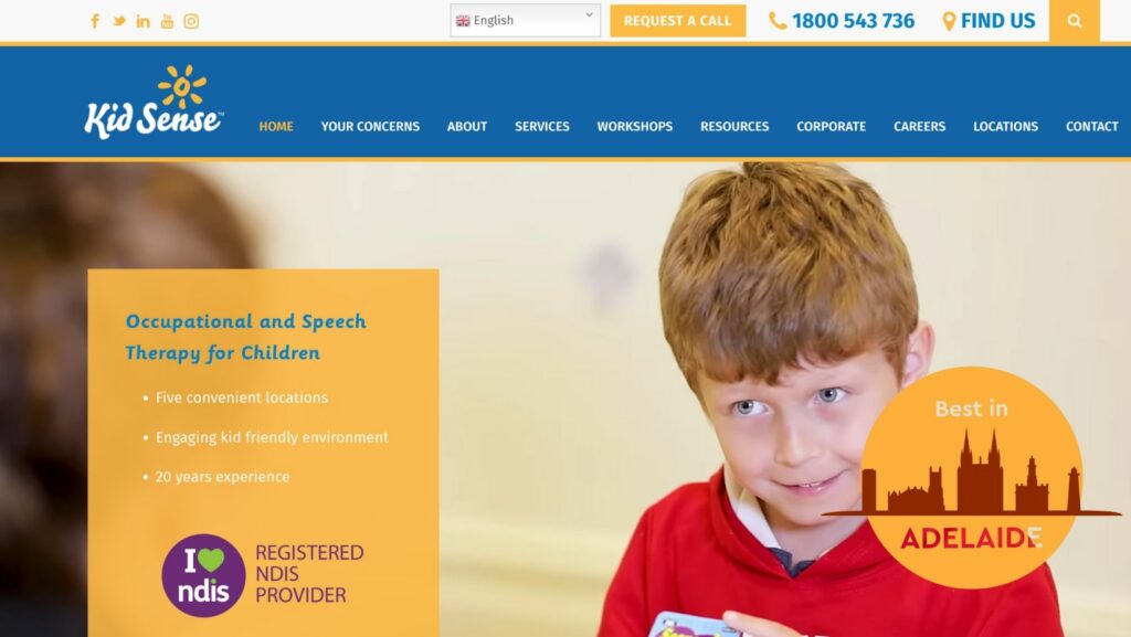Kid Sense Child Development's Homepagte