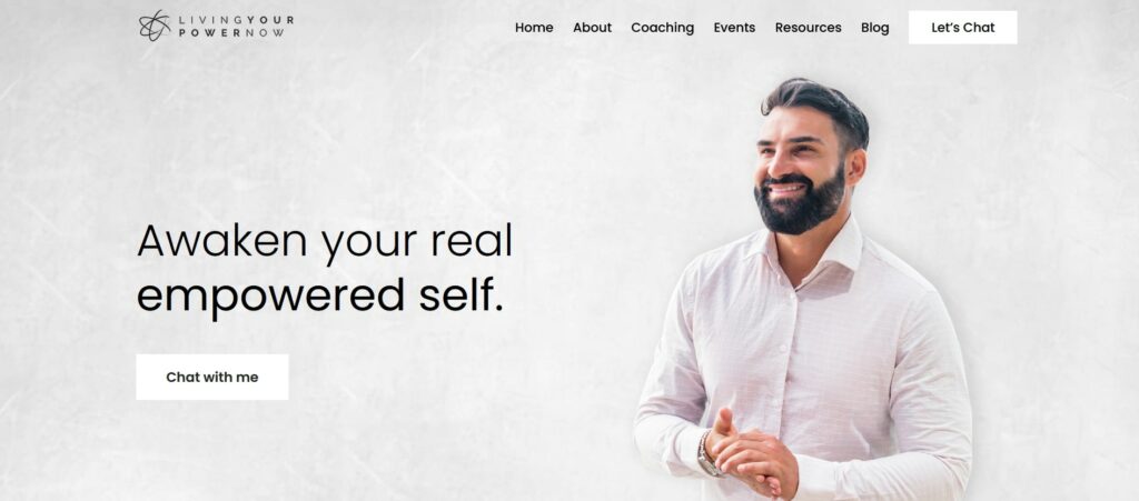 Living Your Power Now's Homepage
