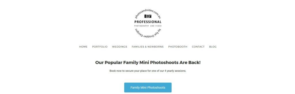 Professional Photos & Video's Homepage