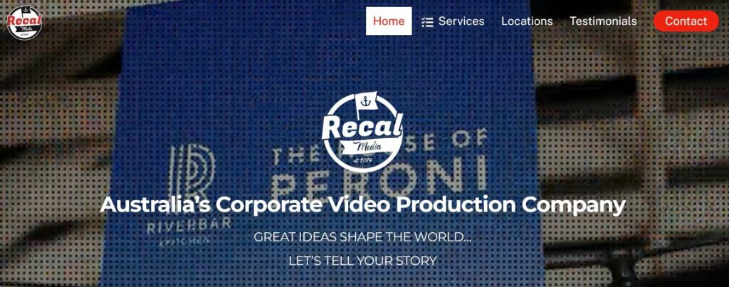 Recal Media's Homepage