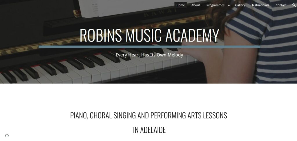 Robins Music Academy's Homepage