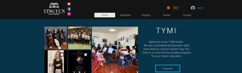Ting Yun Music Institute's Homepage