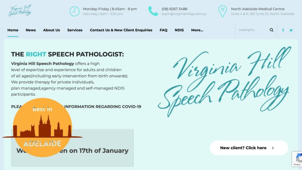 Virginia Hill Speech Pathology's Homepage