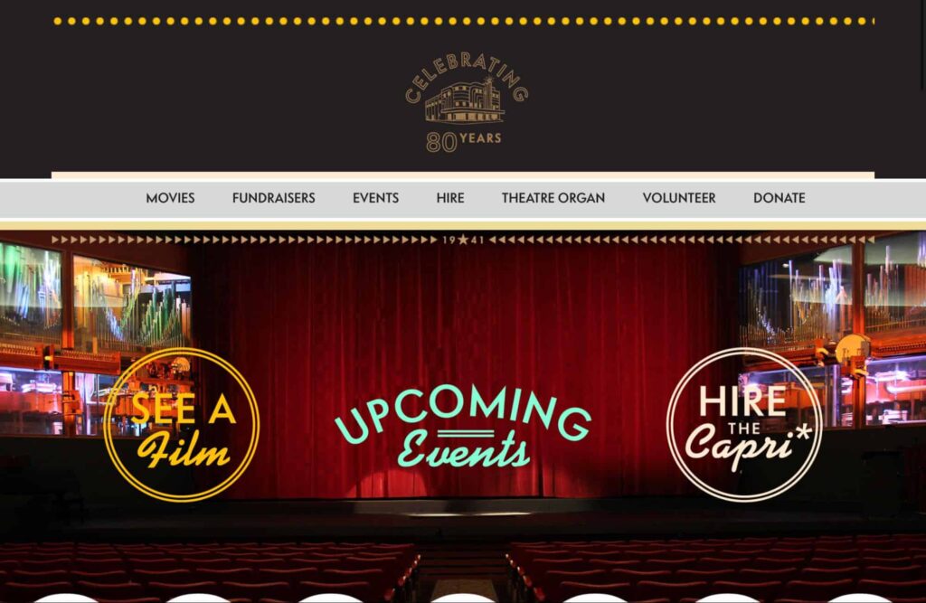 Capri Theatre's Homepage