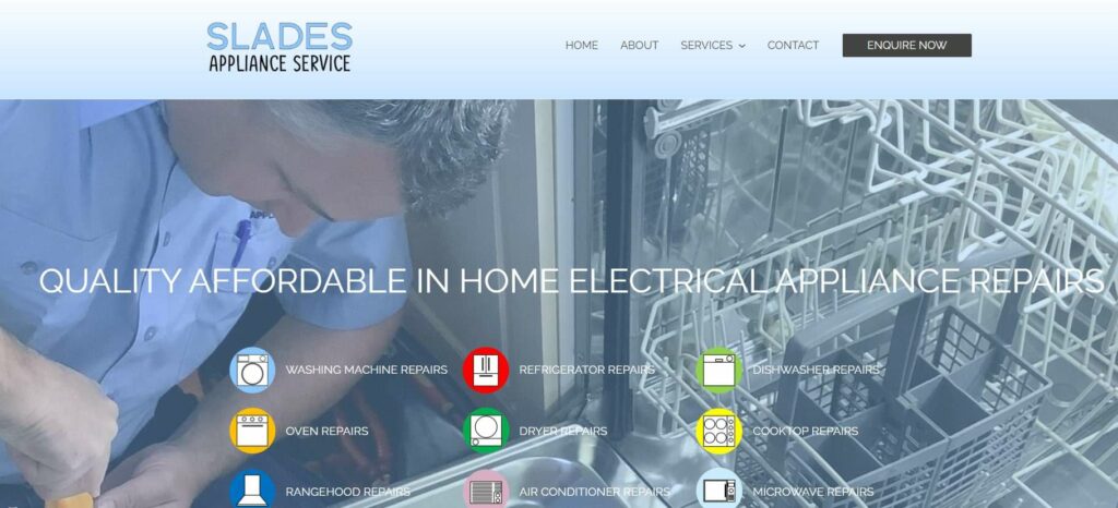 Slades Appliance Service's Homepage