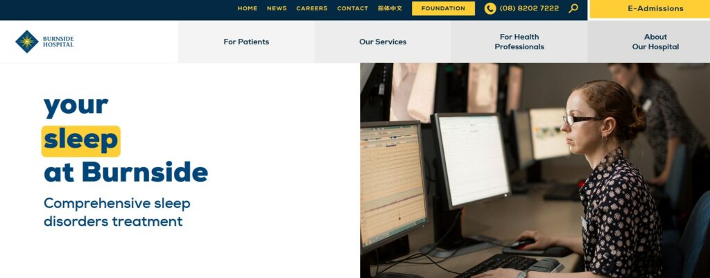 The Burnside Sleep Centre's Homepage