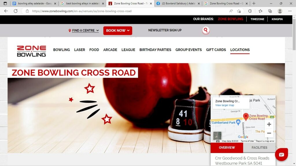 Zone Bowling Cross Road's Homepage