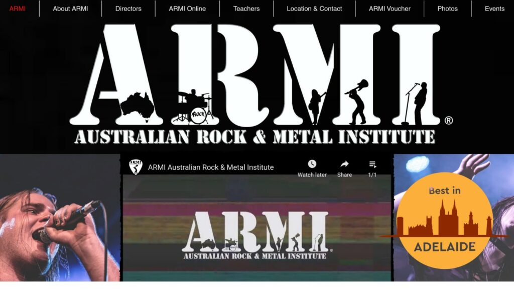 ARMI Australian Rock & Metal Institute's Homepage