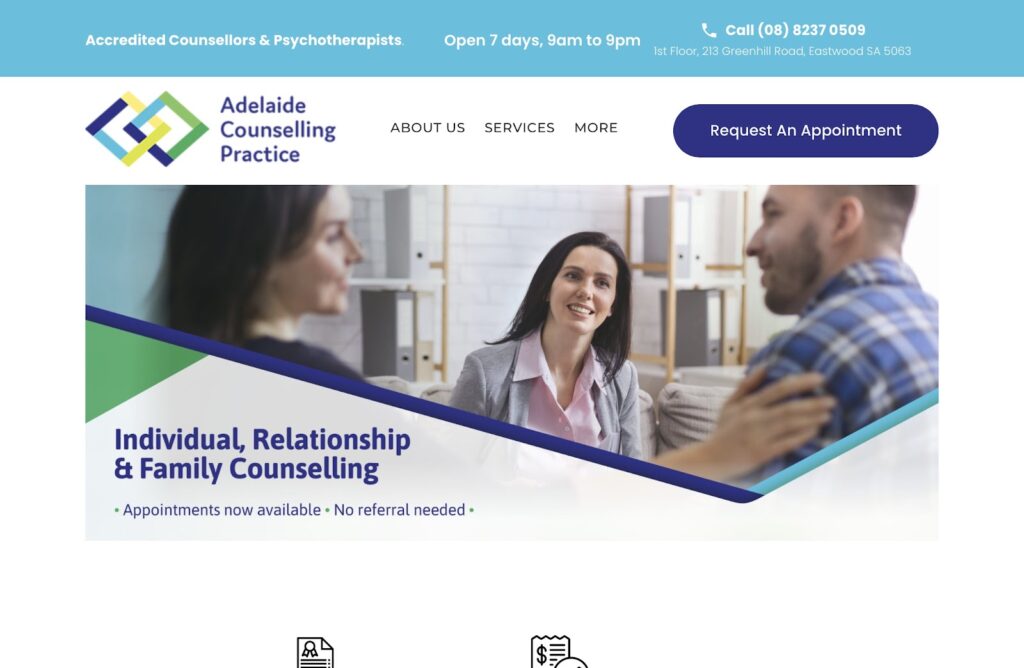 Adelaide Counselling Practice's Homepage