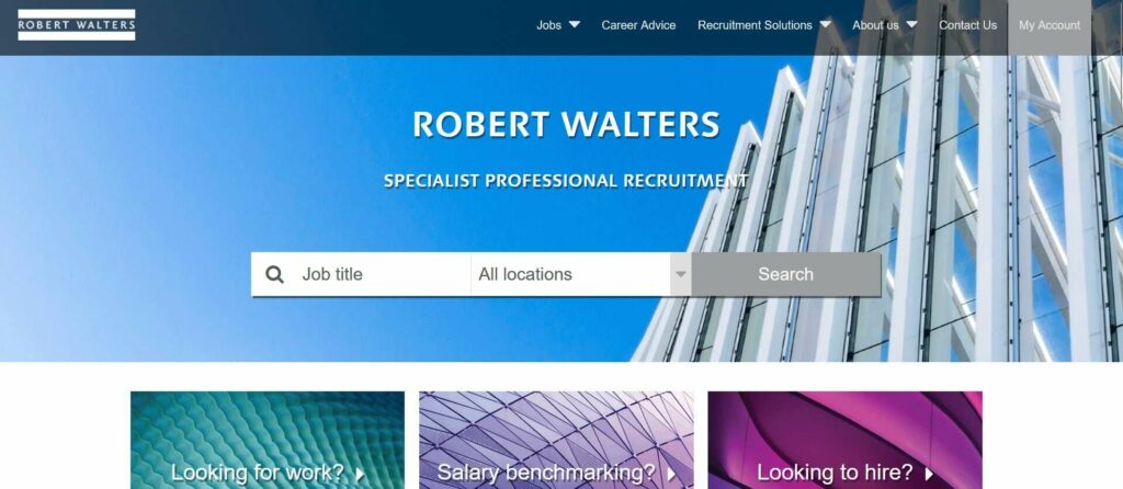 Robert Walters Recruitment Agency Adelaide's Homepage