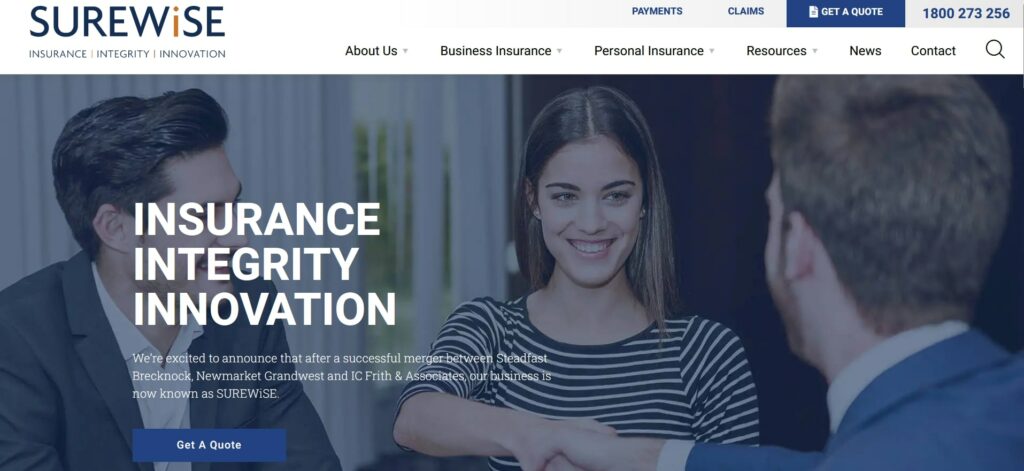 SUREWiSE Insurance Brokers Adelaide's Homepage