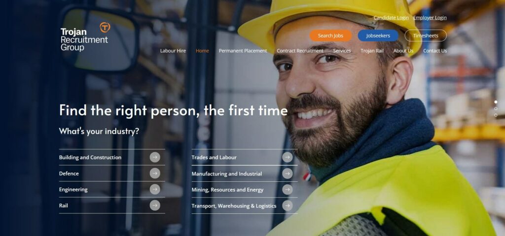 Trojan Recruitment Group's Homepage