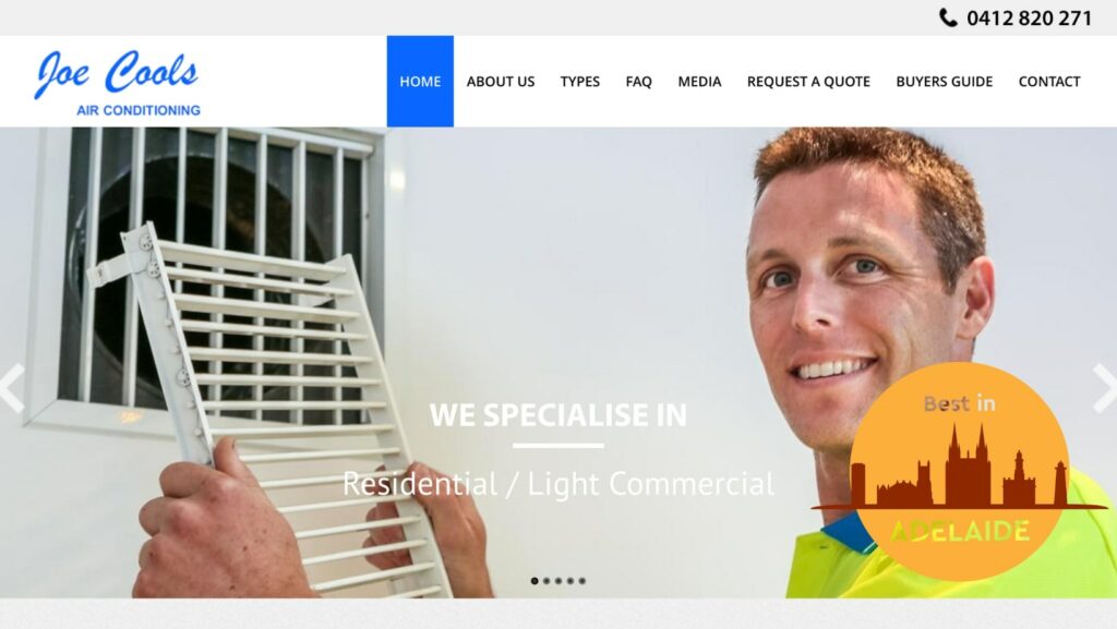 Joe Cools Air Conditioning's Homepage