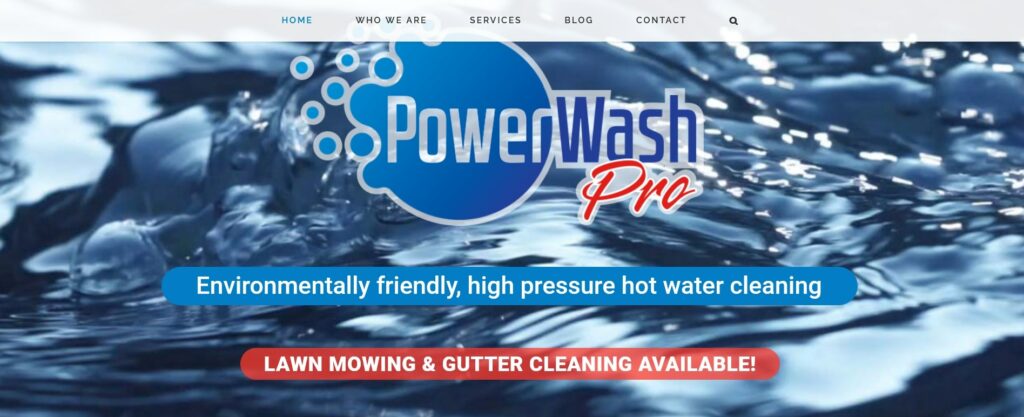 Powerwash Pro's Homepage