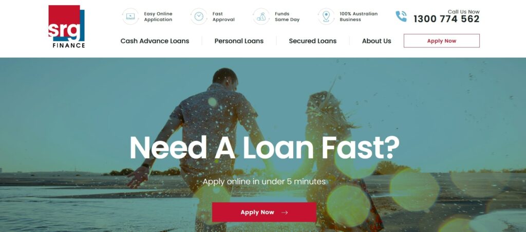 SRG Finance's Homepage