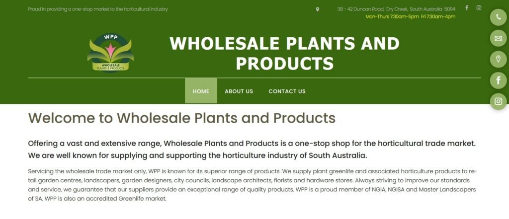 Wholesale Plants & Products