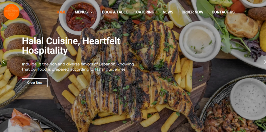alminas kitchen homepage