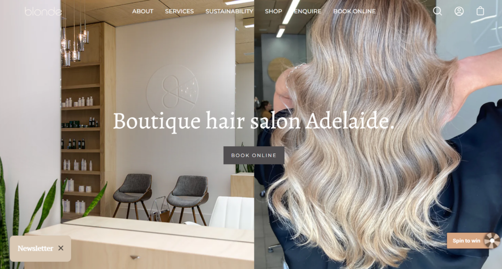 blonde adelaide homepage