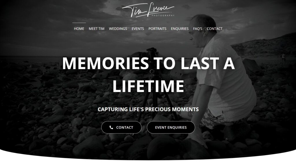 tim lorence photography homepage