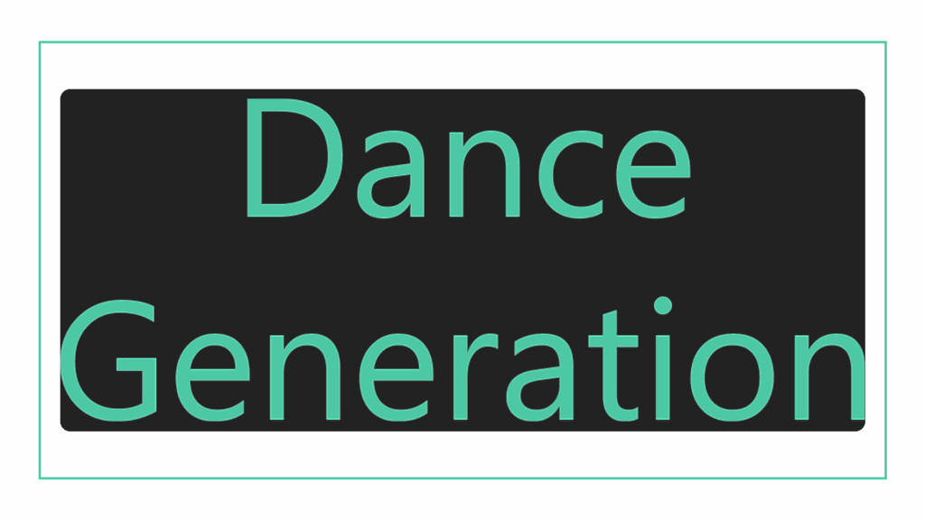 dance-generation